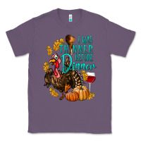 Lavender I Was Thinner Before Dinner Turkey Thanksgiving Classic Tee - LillyAllenDesigns