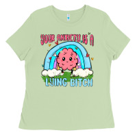 Matcha your anxiety is a lying bitch Ladies Tee - MaliasSmallBusiness