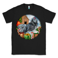 Black ameraucana rooster christmas Classic Tee - LillyAllenDesigns