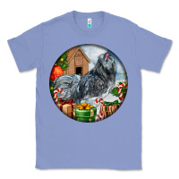Colony Blue ameraucana rooster christmas Classic Tee - LillyAllenDesigns