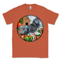 Copper ameraucana rooster christmas Classic Tee - LillyAllenDesigns