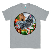 Heather Grey ameraucana rooster christmas Classic Tee - LillyAllenDesigns