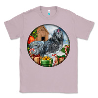 Lilac ameraucana rooster christmas Classic Tee - LillyAllenDesigns