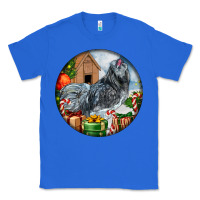 True Royal ameraucana rooster christmas Classic Tee - LillyAllenDesigns