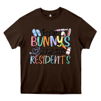 Chocolate Brown every bunny loves our residents Heavy Core Tee - MaliasSmallBusiness