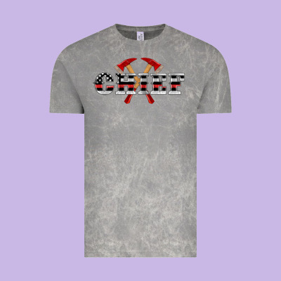 Firefighter Chief Vintage Tee Designed By Artiststas