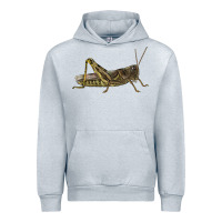 Heather Grey Grasshopper Urban Hoodie - LillyAllenDesigns