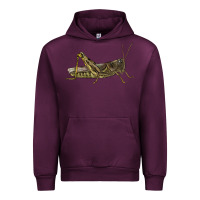 Mauve Wine Grasshopper Urban Hoodie - LillyAllenDesigns