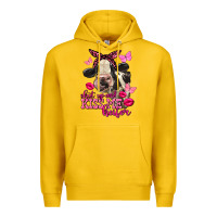 Lemon Valentine's Day shut up and kiss me Holstein Cow Premium Hoodie - FaDigitalArtStudio