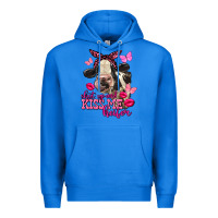 True Royal Valentine's Day shut up and kiss me Holstein Cow Premium Hoodie - FaDigitalArtStudio