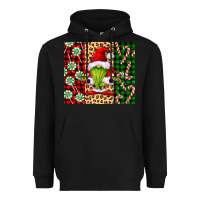 Black green christmas gnome Heavyweight Hoodie - FaDigitalArtStudio