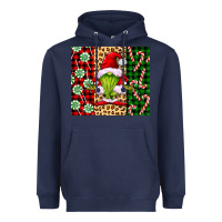 Navy green christmas gnome Heavyweight Hoodie - FaDigitalArtStudio