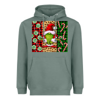 Sage green christmas gnome Heavyweight Hoodie - FaDigitalArtStudio