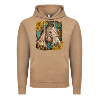Appaloosa Horse With Sunflowers And Western Background Vintage Hoodie | Teevron