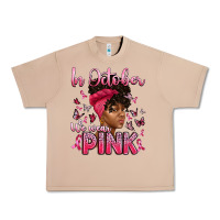 Burro in october we wear pink with afro woman Urban Heavy Tee - Artiststas