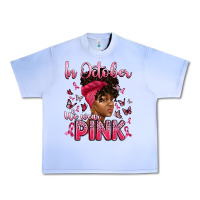 Grape Ice in october we wear pink with afro woman Urban Heavy Tee - Artiststas