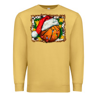 Antique Gold basketball christmas Premium Sweatshirt - FaDigitalArtStudio