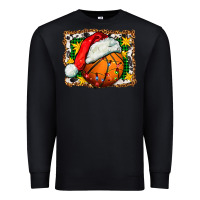 Black basketball christmas Premium Sweatshirt - FaDigitalArtStudio