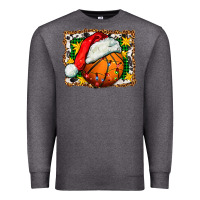 Charcoal Heather basketball christmas Premium Sweatshirt - FaDigitalArtStudio
