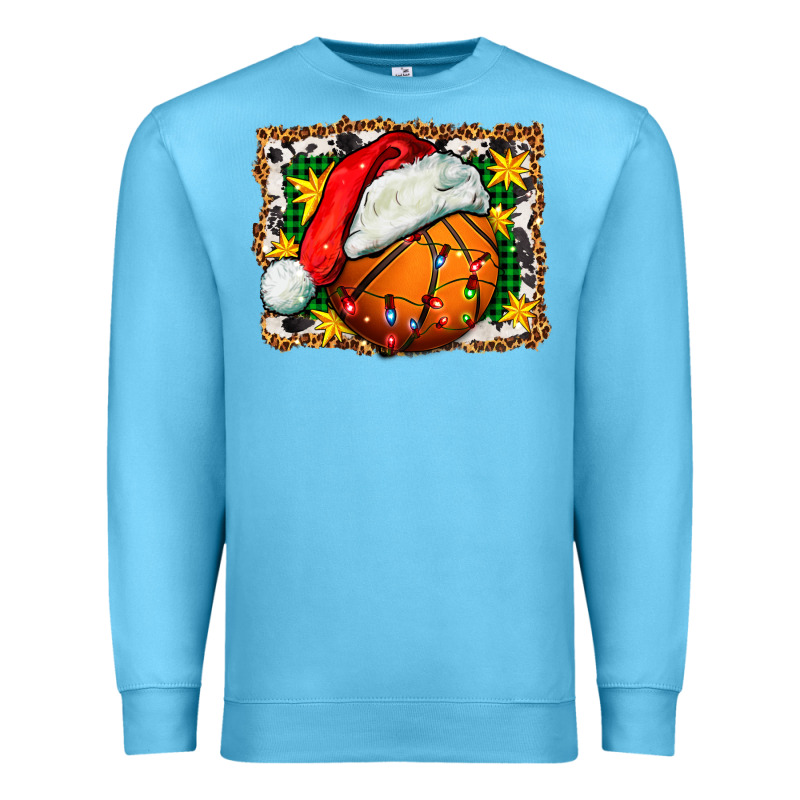Basketball Christmas Premium Sweatshirt by FaDigitalArtStudio | Teevron