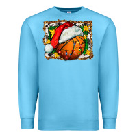 Ocean Blue basketball christmas Premium Sweatshirt - FaDigitalArtStudio