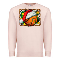 Pale Pink basketball christmas Premium Sweatshirt - FaDigitalArtStudio