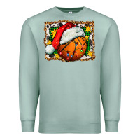 Seafoam basketball christmas Premium Sweatshirt - FaDigitalArtStudio