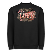 Black Love America 4th of july Heavyweight Sweatshirt - HowdyJamesFarm