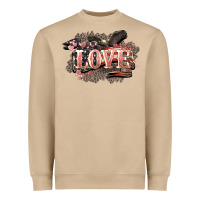 Mushroom Love America 4th of july Heavyweight Sweatshirt - HowdyJamesFarm