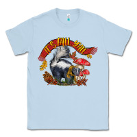 Dusty Blue It's Fall Y'all Skunk Classic Tee - LillyAllenDesigns