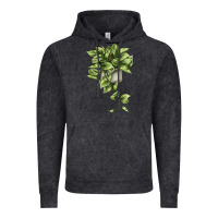 Vintage Black Golden Pothos Vintage Hoodie - LillyAllenDesigns