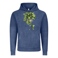 Vintage Denim Golden Pothos Vintage Hoodie - LillyAllenDesigns