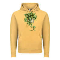 Vintage Mustard Golden Pothos Vintage Hoodie - LillyAllenDesigns