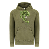 Vintage Olive Golden Pothos Vintage Hoodie - LillyAllenDesigns