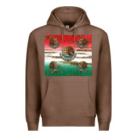 Chestnut Mexican Flag Premium Hoodie - RanaPortraitStore