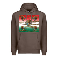 Coffee Mexican Flag Premium Hoodie - RanaPortraitStore