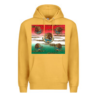 Mustard Mexican Flag Premium Hoodie - RanaPortraitStore