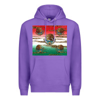 Purple Mexican Flag Premium Hoodie - RanaPortraitStore
