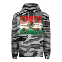 Slate Camo Mexican Flag Premium Hoodie - RanaPortraitStore