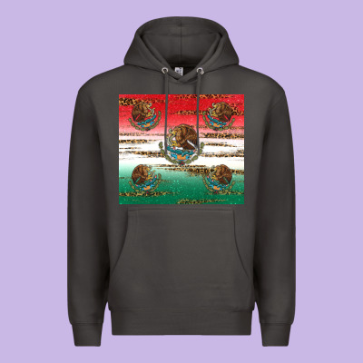 Mexican Flag Premium Hoodie Designed By Ranaportraitstore