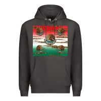 Smoke Mexican Flag Premium Hoodie - RanaPortraitStore