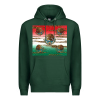 Sports Green Mexican Flag Premium Hoodie - RanaPortraitStore