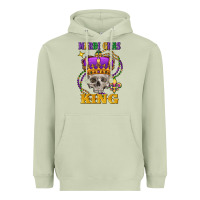 Matcha skull mardi gras king Heavyweight Hoodie - FaDigitalArtStudio