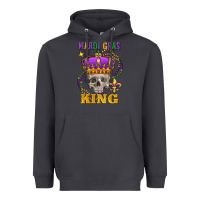 Smoke skull mardi gras king Heavyweight Hoodie - FaDigitalArtStudio