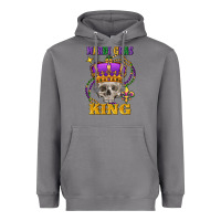 Storm skull mardi gras king Heavyweight Hoodie - FaDigitalArtStudio