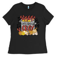 Let's Get Cray Crawfish Boil Ladies Tee | Teevron