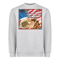 Heather Grey god bless the usa Heavyweight Sweatshirt - TumblerDesignByShophia