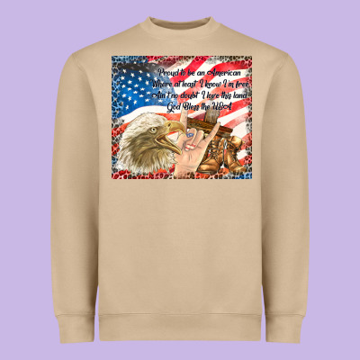 God Bless The Usa Heavyweight Sweatshirt Designed By Tumblerdesignbyshophia