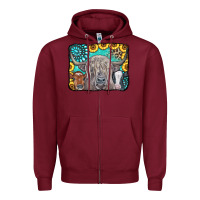 Burgundy Cows Glitter Turquoise Leopard Sunflowers Zipper Hoodie - CowCowDesign