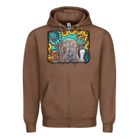 Chestnut Cows Glitter Turquoise Leopard Sunflowers Zipper Hoodie - CowCowDesign